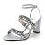 cheap Wedding Shoes-Women&#039;s Wedding Shoes Wedding Sandals Bridal Shoes Bridesmaid Shoes Rhinestone Chunky Heel Peep Toe Luxurious Elegant Party Wedding Satin Ankle Strap Spring Summer Solid Colored Wine White Black