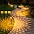 お買い得  経路ライト＆ランタン-2/6pcsソーラーガーデンパスウェイライト屋外led芝生ランプrgb暖かい白い色庭の装飾風景照明