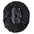 preiswerte Abdeckungen für Gartenmöbel-112 cm Outdoor rund schwarz rund wasserdicht Grillabdeckung Staubschutz Terrasse Feuerstelle Abdeckung