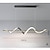 halpa Riipusvalot-100 cm riippuvalaisin led metalli taiteellinen tyyli moderni ravintolavalaisin pohjoismaiseen tyyliin luova design kierre kattokruunu