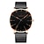 cheap Quartz Watches-Dress Watch Quartz Watch for Men Couple&#039;s Analog Quartz Formal Style Stylish Fashion Casual Watch Stainless Steel Stainless Steel / One Year