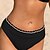 cheap Bikini Sets-Women&#039;s Swimwear Bikini 2 Piece Normal Swimsuit Solid Color High Waisted Black V Wire Padded Bathing Suits Vacation Sexy Sports