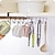 cheap Kitchen Storage-Kitchen Double-row Hook Hanging Cup Holder Household Punch-free Wall Cabinet Hook Spatula Rack Cup Storage Wrought Iron Hook