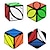 Недорогие Кубики-головоломки-набор из 2 пазлов-кубиков и куба-скьюба qiqi, извилистый пазл, гладкий набор 3x3, спидкубинг с бонусными подставками, отличная идея для подарка подросткам черный