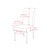 abordables Couverture de chaise de salle à manger-Housse de chaise de salle à manger en cuir PU 2 pièces, housse de chaise imperméable extensible, housse de siège de protection de chaise avec bande élastique pour salle à manger, mariage, décoration