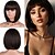 cheap Synthetic Wig-Bob Wigs Short Bob Wig with Bangs for Women Straight Bob Wigs for Cosplay Wig Synthetic Natural Looking Wigs