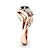 olcso Gyűrűk-Gyűrű Parti Klasszikus Vörös arany Réz Egyszerű Elegáns 1db / Női / Esküvő / Ajándék