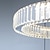 Недорогие Подвесные огни-Круглый хрустальный подвесной светильник 40 см, светодиодная люстра из нержавеющей стали, скандинавский стиль, гостиная, столовая, спальня, 110-120 В, 220-240 В