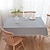 billiga Dukar-bondgård bordsduk bomull linne rektangel dukar för kök, middag, fest, semester, buffé semester familjesammankomst