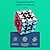 Χαμηλού Κόστους Μαγικοί κύβοι-gear cube 3x3 με τρισδιάστατη δομή γραναζιού ενσωματωμένο σχέδιο πλακιδίων μαγικός κύβος 3x3x3 παζλ παιχνίδια (57mm) κατάλληλα για παιχνίδια παζλ ανάπτυξης εγκεφάλου για ενήλικες