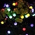 olcso LED szalagfények-kültéri napfénylámpa szolár led húrlámpa matt izzó meleg fehér színes fehér 8 üzemmódú szabadtéri vízálló 7m 50leds tündérfények karácsonyi esküvői ünnep dekorációs fények kerti fény
