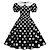 levne Historické a vintage kostýmy-50. léta prázdninové šaty koktejlové šaty vintage šaty maškarní šaty dámské maškarní večírek / večerní šaty