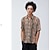 billige grafiske skjorter til mænd-udenrigshandel ønske hawaii herre cardigan bomuld linned europæisk og amerikansk herreskjorte stribet tryk kortærmet skjorte herre