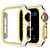 cheap Smartwatch Cases-2 Pack Watch Case with Screen Protector Compatible with Apple iWatch Series 7 / SE / 6/5/4/3/2/1 Scratch Resistant Ultra-thin All Around Protective Tempered Glass / Hard PC Watch Cover