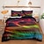cheap Duvet Covers-3D Vortex 3-Piece Duvet Cover Set Hotel Bedding Sets Comforter Cover with Soft Lightweight Microfiber, Include 1 Duvet Cover, 2 Pillowcases for Double/Queen/King(1 Pillowcase for Twin/Single)