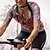 abordables Vêtements de cyclisme femme-21Grams Femme Maillot Velo Cyclisme Manches Courtes Cyclisme Top avec 3 poches arrière VTT Vélo tout terrain Vélo Route Respirable Séchage rapide Evacuation de l&#039;humidité Rose Botanique Floral