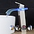 ieftine Clasic-Baterie cu led pentru chiuveta de baie pipa cascada 3 temperaturi de culoare, robinete pentru vas inalt robinete cu un singur maner monobloc pentru toaleta