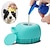 cheap Dog Grooming Supplies-Bathroom Dog Bath Brush Massage Gloves Soft Safety Silicone Comb with Shampoo Box Pet Accessories for Cats Shower Grooming Tool