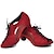 Недорогие Обувь для латиноамериканских танцев-Жен. Обувь для латины Танцевальная обувь В помещении Выступление Бархат На каблуках Тюль Высокий каблук Открытый мыс Шнуровка Взрослые Черный Коричневый Темно-красный