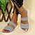 cheap Women&#039;s Sandals-Women&#039;s Sandals Slippers Wedge Sandals Wedge Heel Round Toe Classic Daily Walking Shoes Tissage Volant Loafer Spring Summer Solid Colored Black Gray Rosy Pink
