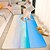 お買い得  吸水性のラグマット-青空ビーチ シリーズ デジタル印刷フロアマット モダンなバスマット 不織布/低反発 ノベルティ バスルーム