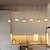 cheap Line Design-LED Pendant Light 150 cm Liner Design Dimmable 3/5/6 Lights Copper Aluminum Acrylic Nordic Style Deaign Dining Room Kitchen Lights 110-240V Gold
