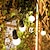 preiswerte LED Lichterketten-Outdoor Solar Lichterkette 5m wasserdichte Lichterkette mit Fernbedienung G50 Glühbirne Licht Outdoor wasserdichte LED Lichterkette 10leds Lichterketten Gartenterrasse Hochzeit Weihnachten Café