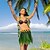 ieftine decor pentru petreceri tematice-fustă cu frunze de simulare decor de petrecere hawaian transfrontalier costume de halloween costume de ridicare elemente de recuzită fusta de iarbă