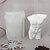 abordables Moldes para Pasteles-1 molde de silicona para pastel de vela humana, molde de silicona para chocolate, molde de epoxi de cristal diy