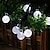 olcso LED szalagfények-led napelemes füzér lámpák kültéri 5-30m kristálygömb lámpák 8 világítási móddal esküvői dekoráció vízálló napenergiával működő terasz lámpák kerti udvarra verandán esküvői parti dekoráció meleg