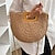 cheap Bags-summer popular bag women&#039;s 2022 new trendy all-match large-capacity foreign style messenger handbag straw bag tote bag