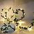 olcso LED szalagfények-kültéri napfénylámpa kültéri vízálló napelemes levél 5m 50leds tündér húr lghts karácsonyi esküvői kert terasz dekoráció led napkert fény