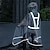 tanie Akcesoria podróżnicze i bagażowe-Mężczyzna kobiet odblaskowe jazda na rowerze rower płaszcz przeciwdeszczowy peleryna przeciwdeszczowa ponczo z kapturem wiatroszczelny płaszcz przeciwdeszczowy pokrowiec na skuter inwalidzki