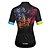 cheap Women&#039;s Cycling Clothing-21Grams Women&#039;s Cycling Jersey Short Sleeve Bike Top with 3 Rear Pockets Mountain Bike MTB Road Bike Cycling Breathable Quick Dry Moisture Wicking Black Graffiti Spandex Polyester Sports Clothing
