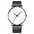 baratos Relógios Quartz-Relógio de Pulso Relógios de Quartzo para Masculino Analógico Quartzo Estilo Formal Fashion Moda Casual Relógio Casual Aço Inoxidável Aço Inoxidável