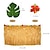 abordables fête d&#039;été hawaïenne-décorations de fête tropicales hawaïennes avec jupe de table en herbe luau hawaïenne feuilles de palmier et fleurs d&#039;hibiscus (or)