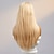 abordables Perruques sans bonnet-Cheveux Naturel humain Perruque Court Droit Avec Frange Blond Doux Soirée Homme Sans bonnet Cheveux Brésiliens Femme Blond Fête / Soirée du quotidien Usage quotidien