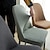 abordables Couverture de chaise de salle à manger-couverture de chaise blanc gris pour salle à manger shell chaise lavable amovible housse de chaise partie maison hôtel housse housse de siège à manger chaise