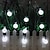 cheap Solar String Lights-Solar Globe String Lights Outdoor 10M 50LEDs Wedding Decoration Crystal Ball Patio Lights with 8 Modes Waterproof for Garden Lawn Party Wedding Patio Courtyard Decorations