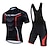 cheap Men&#039;s Clothing Sets-21Grams Men&#039;s Cycling Jersey with Bib Shorts Short Sleeve Mountain Bike MTB Road Bike Cycling Winter Black Red Dark Green Portugal National Flag Bike Clothing Suit UV Resistant Quick Dry Back Pocket