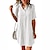cheap Plain Dresses-Casual Dress White Blue Purple Summer Spring 2023 S M L XL 2XL 3XL