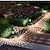 olcso Pathway Lights &amp; Lanterns-2/6db napelemes kerti ösvény lámpák kültéri led gyeplámpa rgb meleg fehér színű kerti dekorációhoz tájvilágítás