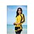 cheap Rash Guard Shirts &amp; Rash Guard Suits-Women&#039;s Rash Guard Rash guard Swimsuit UV Sun Protection UPF50+ Breathable Long Sleeve Swimwear Bathing Suit Front Zip 5-Piece Swimming Surfing Snorkeling Beach Patchwork Autumn / Fall Spring Summer