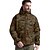 cheap Softshell, Fleece &amp; Hiking Jackets-Men&#039;s Waterproof Camouflage Fleece Jacket Ski Jacket Hiking Softshell Jacket Hoodie Jacket Winter Jacket Top Outdoor Thermal Warm Windproof Lightweight Skiing Camping Hunting Climbing Traveling