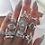 זול תכשיטים אופנתיים-11 יחידות טבעת For בגדי ריקוד נשים יום הולדת ספּוֹרט מתנה אקרילי סגסוגת קלאסי יָקָר