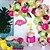 preiswerte hawaiianische Sommerparty-92 Stück tropische Luftballons, Bogengirlanden-Set, rosa, grün, goldfarbene Konfetti-Luftballons mit Palmblättern für Babyparty, Geburtstag, Hawaii, Luau, Flamingo, Aloha, Partyzubehör