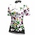 cheap Cycling Jerseys-21Grams Women&#039;s Cycling Jersey Short Sleeve Bike Top with 3 Rear Pockets Mountain Bike MTB Road Bike Cycling Breathable Quick Dry Moisture Wicking Reflective Strips White Floral Botanical Polyester