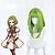 cheap Anime Wigs-Anime Toilet-Bound Hanako-kun Nanamine Sakura Cosplay Wig Medium Green Curly Party Hair with Braids St.Patrick&#039;s Day Wigs St.Patrick&#039;s Day Wigs