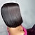 abordables Pelucas delanteras del cordón de cabello natural-t parte bob pelucas de cabello humano frontal de encaje para mujeres 8-16 pulgadas brasileño recto corto bob 4x4x1 pelucas de cabello humano de encaje