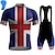 cheap Cycling Jersey &amp; Shorts / Pants Sets-21Grams® Men&#039;s Short Sleeve Cycling Jersey with Bib Shorts Mountain Bike MTB Road Bike Cycling White Navy Blue Royal Blue Austria Bike Clothing Suit Spandex Polyester 3D Pad Breathable Quick Dry